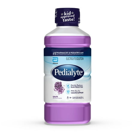 Pedialyte Oral Electrolyte Solution - Grape - 33.8 fl oz