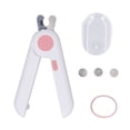 thumbnail image 1 of Tondeuse à Griffes pour Animaux de Compagnie, Amovible Multifonctions en Acier Inoxydable Demi-Lune Incision Bavure Coupe-Ongles pour Animaux de Compagnie pour Chiens pour Chiots Rose, 1 of 8