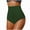 Green, variant on Women's High Waisted Bikini Bottoms Tummy Control Full Coverage Bathing Suit Swimsuits Bottoms(Dark Blue,XXL)