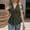 Army Green women's v neck peplum top a1, variant on Summer Women's V Neck Short Sleeve Peplum Top Ruched Casual Blouse Elegant Tshirt Beach Vacation Fashion Clothes, Black M