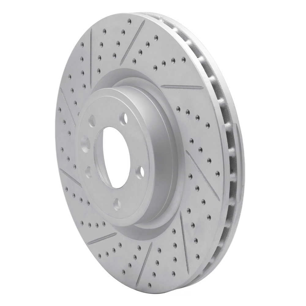 Dynamic Friction Company 830-11032L DFC Geoperformance Rotor - Drilled and Slotted