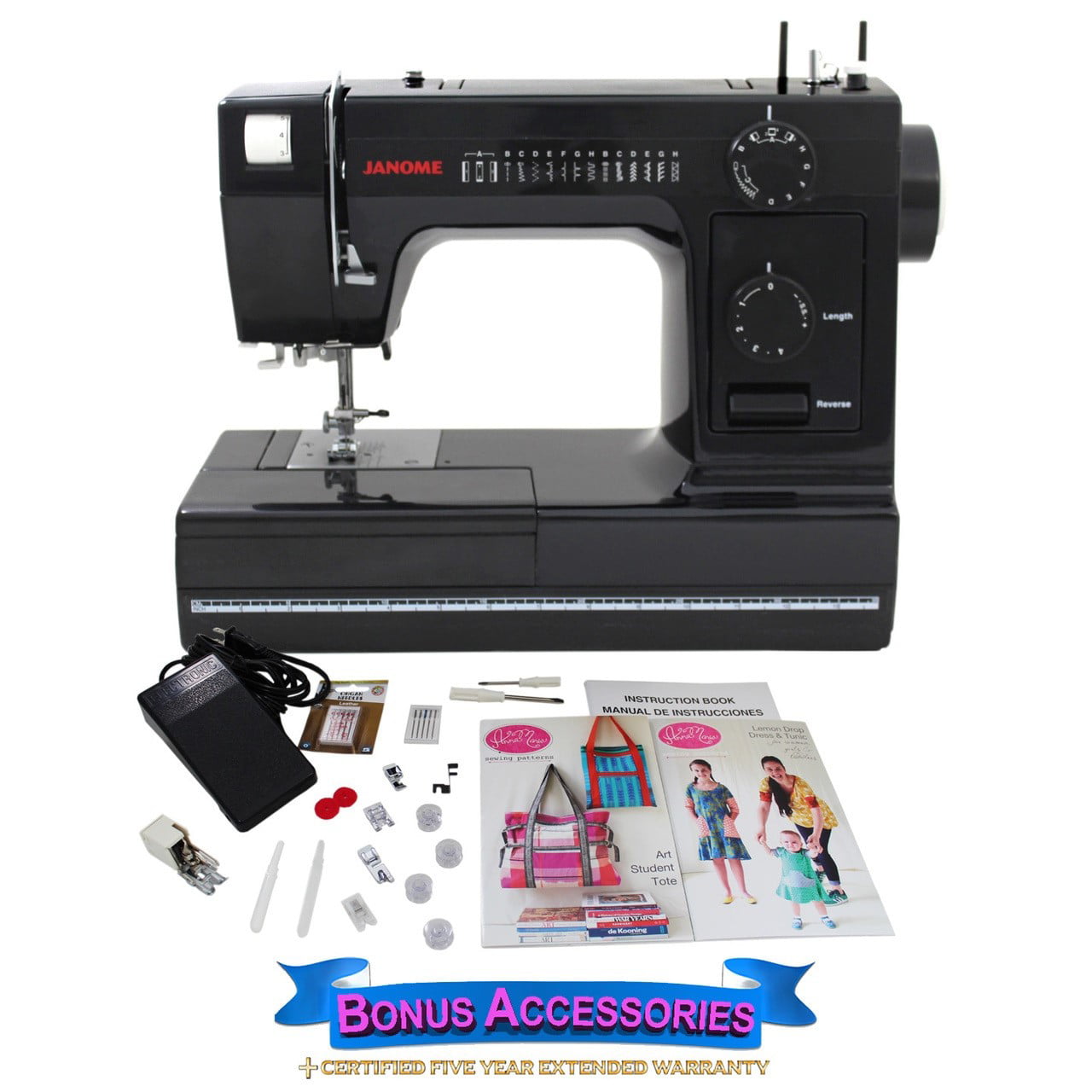 Janome Heavy Duty Sewing Package with HD1000BE and HD4