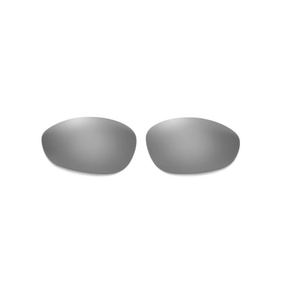 Walleva Titanium Polarized Lenses And Grey Rubber Kit(Earsocks Temple Socks) For Oakley X Metal XX Sunglasses