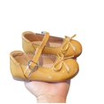 thumbnail image 6 of Girls Bow Decor Mary Jane Flat Shoes with Heart Buckle Scalloped Edge Soft Sole Dress Shoes Cute Princess Shoes, 6 of 7