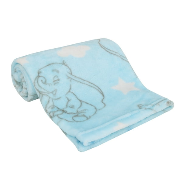 Disney Dumbo Clouds And Stars Super Soft Baby Blanket Walmart Com