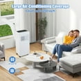 thumbnail image 2 of Gymax Portable Air Conditioner w/ Remote Control 3-in-1 Portable AC Unit w/ Fan & Dehumidifier, 2 of 10