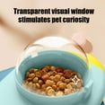 thumbnail image 5 of Interactive Pet Food Dispenser Toy with Suction Cup Base, Foraging Puzzle Feeder for Cats and Dogs, Mental Stimulation Slow Feeder Bowl with Transparent Window, 5 of 6