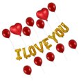 thumbnail image 2 of Bewildely Globo con letras de amor, confesión del Día de San Valentín, globo con corazón de amor, monograma de película de aluminio, decoración para Kits de decoración para fiestas Rojo Bewildely HA8818-02B, 2 of 6