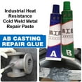 thumbnail image 3 of Generic Ab Casting Repair Glue, High Temperature Resistant Liquid Metal Welding Filler, Multi-Material Bonding, Silver, 245ml, 4 Count (ml) L1F6, 3 of 7