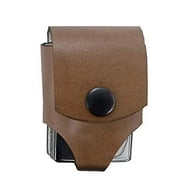 for Zippo Genuine Leather Heavy Duty Pouches Lighter Holder Case Handmade Pouch Accessories by Ebsem (Belt Lighter, Vintage Brown)