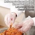 thumbnail image 5 of Homelife 200Pcs Disposable Clear Plastic Gloves Latex Powder Free Home Work Gloves for Cooking Cleaning Painting, 5 of 13