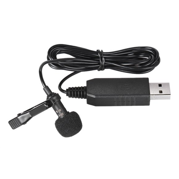 150cm Portable Mini pince stéréo omnidirectionnelle USB Mic Microphone pour ordinateur PC