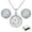 White Gold, variant on Sophia 18k White Gold Plated Jewelry Set with Simulated Diamond Crystals for Women