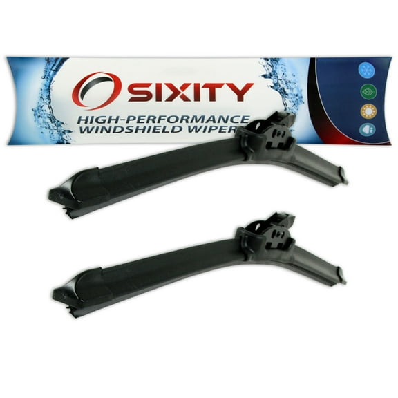Sixity Auto XTS Frameless Front Windshield Wiper Blades compatible with Pontiac Sunrunner