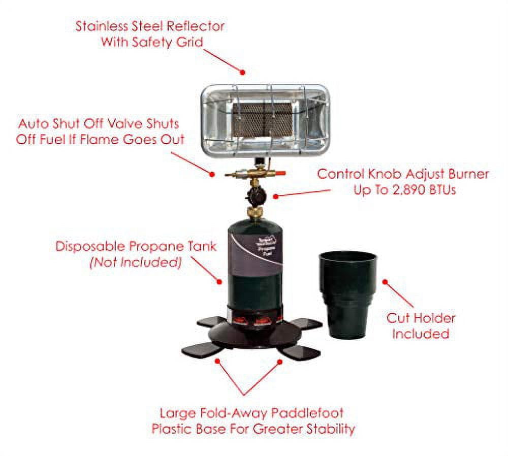 NEW Texsport Sportsmate Golf Cart Propane Heater - Walmart.com