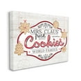 thumbnail image 3 of Stupell Industries Vintage Mrs. Claus Cookies Sign Graphic Art Gallery Wrapped Canvas Print Wall Art, Design by Jennifer Pugh, 3 of 7