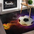 thumbnail image 2 of FREEAM Sport Soccer Non Slip Area Rug for Living Dinning Room Bedroom Kitchen, (20 x 31 Inch), Sport Nursery Rug Floor Carpet Yoga Mat, 2 of 6