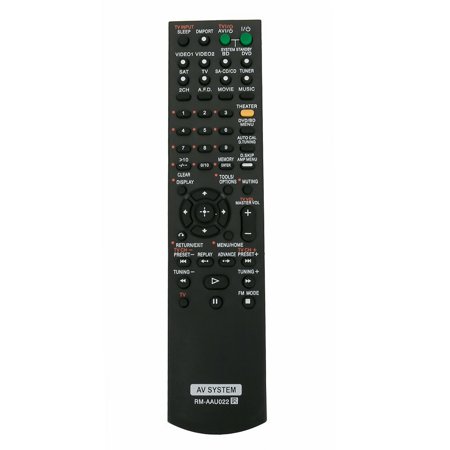 RM-AAU022 Home Theater Replace Remote for Sony HT-SS2300 STR-KS2300 HT-SF2300