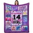 thumbnail image 1 of LHSHID Gifts for 12 Year Old Girl Blanket 12 Year Old Girl Gift Ideas 12th Birthday Gifts for Girls 12 Year Old Girl Gifts for Birthday 12th Birthday Decorations for Girls 40x50in, 1 of 6