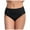 Black-1, variant on Women's Black High Waisted Bikini Bottoms Retro Basic Full Coverage Swimsuit Mid Waist Bathing Suit Bottom