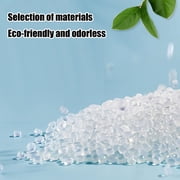 Round Plastic Storage Box with Lid - Clear Airtight Cosmetic Organizer Container for Cotton Swabs, Pads, Toothpicks, Office Supplies - 2.36 in Small Stackable Bin - 2 Pack