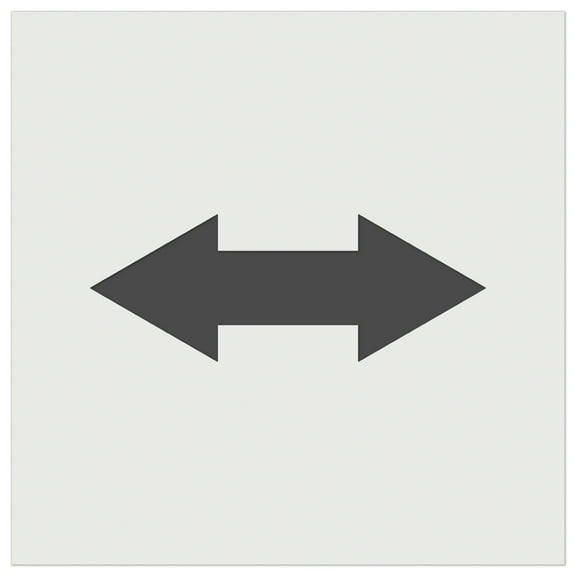 Double Arrow Symbol DIY Cookie Wall Craft Stencil - 5.5 Inch