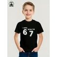 thumbnail image 2 of Gen Z Six Seven 67 Funny Number Meme T-Shirt,Christmas Gift for Kids, 2 of 5