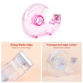 thumbnail image 2 of Amdohai Transparent Desktop Tape Cutter Tape Hand Use Practical Plastic Adhesive Tape Dispenser Portable Lightweight, 2 of 6