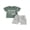 Green, variant on BemeyourBBs Toddler Baby Boy Summer Outfit Don't Hate Me Just Cuz I'm A Little Cooler Letter Print Crew Neck Short Sleeve T Shirt Tops and Shorts Set 2Pcs Cute Infant Boys Clothes