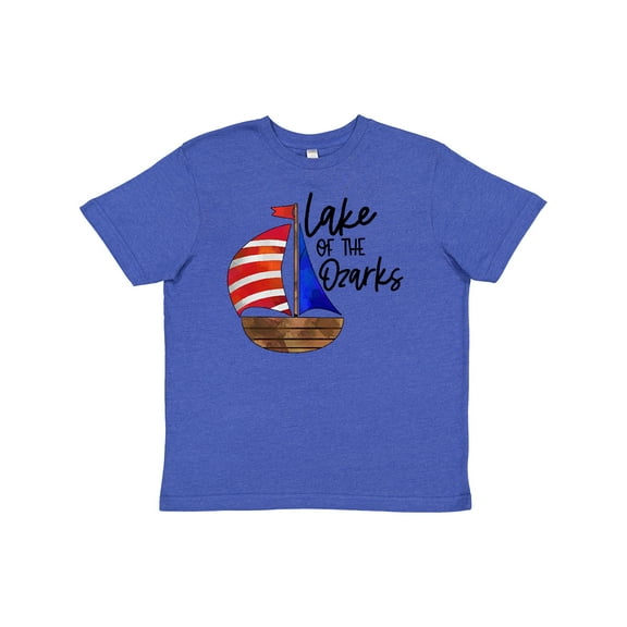 Inktastic Lake of the Ozarks Sailboat Youth T-Shirt