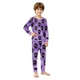 thumbnail image 2 of Lvotionpl 2026 Match Halloween Pjs, Matching Halloween Pajamas Long Sleeve Top & Pants Set Matching Holiday Pajama Xmas Set, 2 of 5