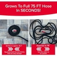thumbnail image 6 of Pocket Hose 100 FT Silver Bullet 2.0 Expandable Garden Hose with Turbo Shot Nozzle, AS SEEN ON TV, Lead-Free, Solid Aluminum Connectors, Easy On/Off Valve, Kink-Free, Leak-Proof, 6 of 13