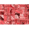 thumbnail image 1 of Ahgly Company Indoor Rectangle Patchwork Red Transitional Area Rugs, 8' x 10', 1 of 4