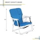 thumbnail image 4 of Zimtown, silla plegable portÃ¡til, construcciÃ³n sÃ³lida azul, Camping Zimtown exterior, 4 of 5