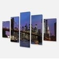 thumbnail image 2 of Brooklyn Bridge and Manhattan at sunset - Extra Large Canvas Art Print, 2 of 3