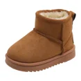 thumbnail image 5 of Botas de nieve de lana gruesa para niños, botas de algodón de fondo suave, botines cálidos de invierno para bebés y niñas, zapatos cómodos para niños pequeños, 5 of 5