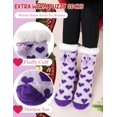 thumbnail image 3 of Womens Slipper Fuzzy Grips Socks Warm Fluffy Winter Thick Thermal Cozy Plush Socks 1Pairs, 3 of 6