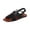 Black, variant on Commforr Walking Sandals Women, Women's Flat Ankle Strap Sandals Cutout Low Heels Basic Shoes Elegant Open Square Toe Slingback Casual Dress Sandals for Outdoor Beach Travel, Black, 6