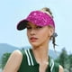 thumbnail image 5 of Balery Rose Red Glitter Gorra deportiva con visera ajustable para mujer y hombre (talla única), 5 of 7
