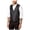 Black - deepblack, variant on I.N.C Mens Embellished Five Button Vest, Black, Large
