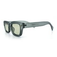 thumbnail image 6 of Mod Gentleman Style Hipster Narrow Thick Horn Rim Mod Sunglasses Green Slate - Green, 6 of 7