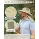 thumbnail image 3 of Sombrero de Sol Tirrinia de Ala Ancha para Pesca, Safari y Senderismo, Color Tan, 3 of 6