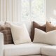 thumbnail image 2 of Fundas de almohada decorativas MIULEE, 2 unidades, chenilla, 46 x 46 cm, color blanco, 2 of 6