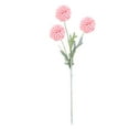 thumbnail image 1 of facefd Artificial Chrysanthemum Ball Flower Bouquet Simulation Floral Decor Home Office artificial Flower, Pink, 1 of 5