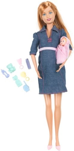 barbie pregnant belly