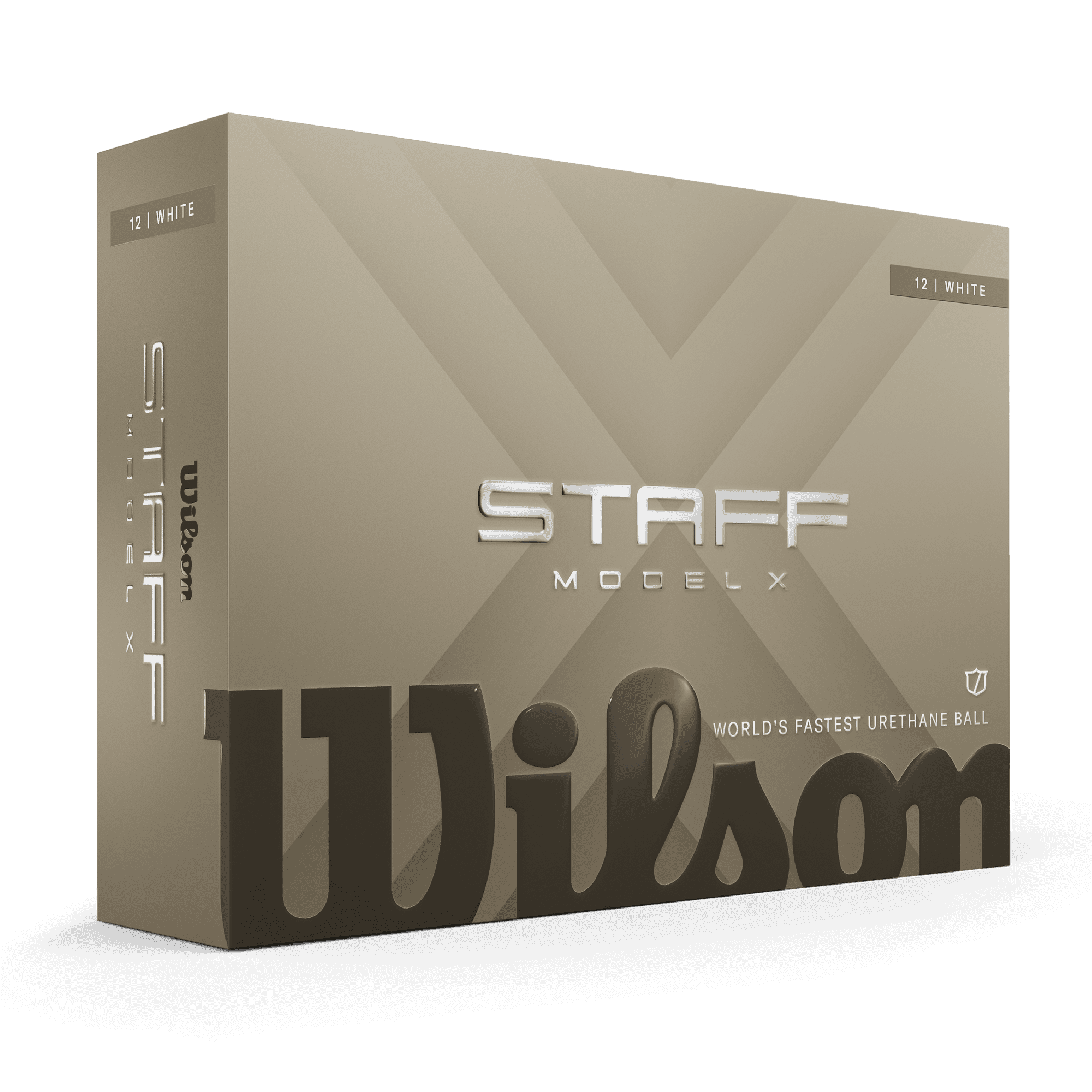 Wilson Golf 2026 Staff Model X Golf Balls 1-Dozen [White]
