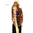 thumbnail image 3 of 2pcs Set Ankara Multi-layer Necklace and Shawl Tops African Handmade Braiding Fabric Jewelry, 3 of 5