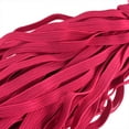 thumbnail image 4 of Flat Elastic Band for Sewing 1/4" x 33 Yards Light Red Braided Stretch Strap Cord Rope for Wigs Crafts, 4 of 5