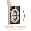 thumbnail image 3 of Kwikset San Clemente Front Door Lock Handle and Deadbolt Set, Entry Handleset Exterior with Interior Reversible Lever, Matte Black, Pick Resistant SmartKey Rekey Deadbolt Security, 3 of 6
