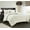Ivory, variant on Lanco Ivory Black Dots Twin Comforter Sets, 3 Piece, Ultra Soft, Premium Microfiber, Bedskirt, Pillows & Shams, All Season Bedding Set…